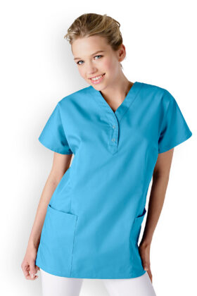 Naisten työtakki, turkoosi