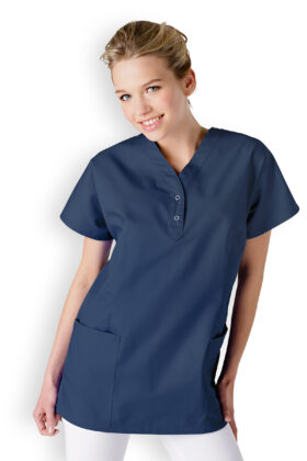 Naisten työtakki, tummansininen