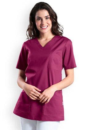 Naisten työtakki, marjanpunainen