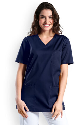 Naisten työtakki, tummansininen