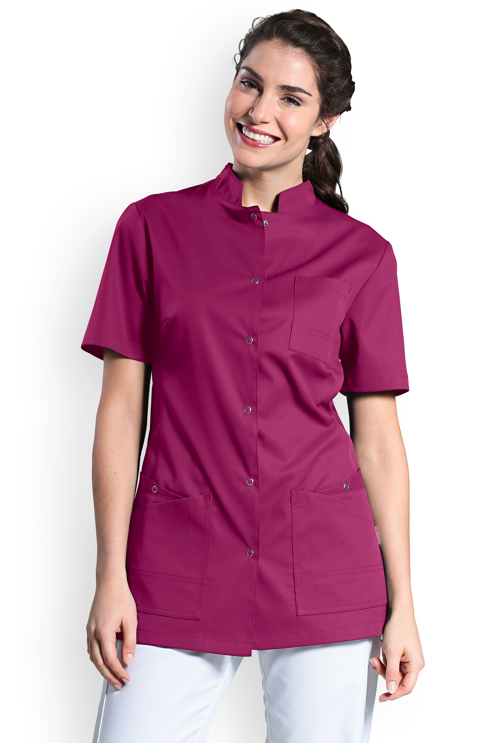Naisten työtakki, marjanpunainen - Image 12