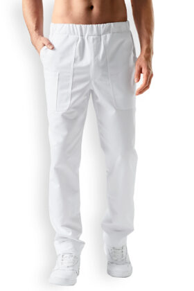 Miesten työhousut, valkoiset