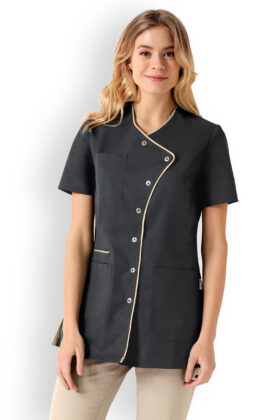 Naisten työtakki, asfaltinharmaa-beige