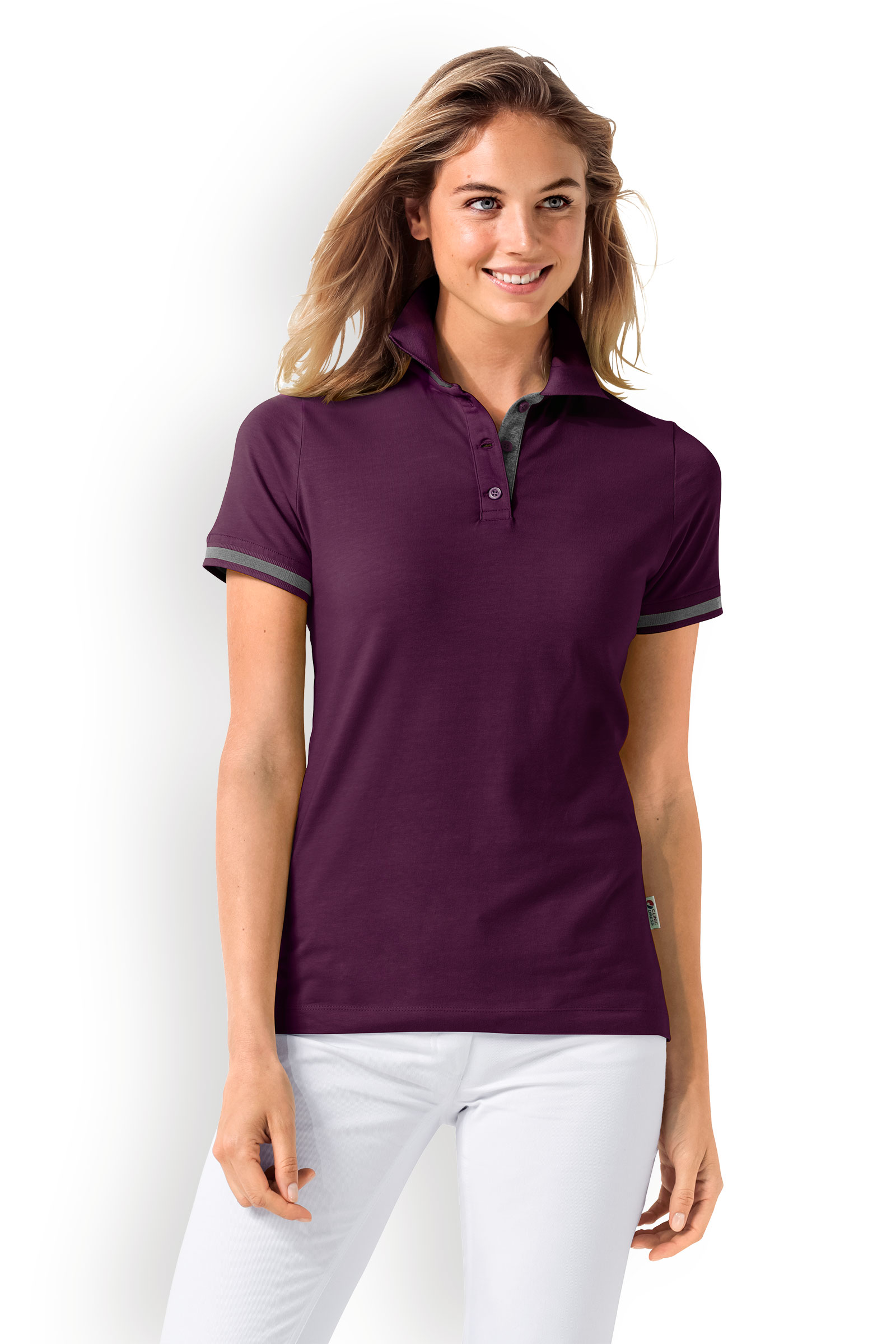 Naisten paita, luumu-tummanharmaa - Image 8