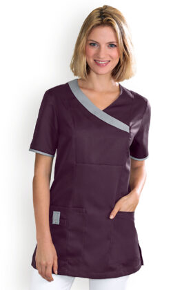 Naisten työtakki, liila-harmaa