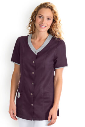 Naisten työtakki, liila-harmaa