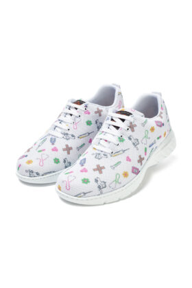 Työkengät Dian, valkoinen-kirjava, unisex