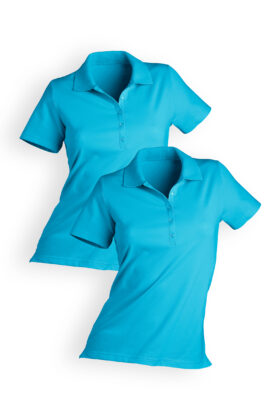 Naisten poolopaita, 2kpl/pkt, turkoosi