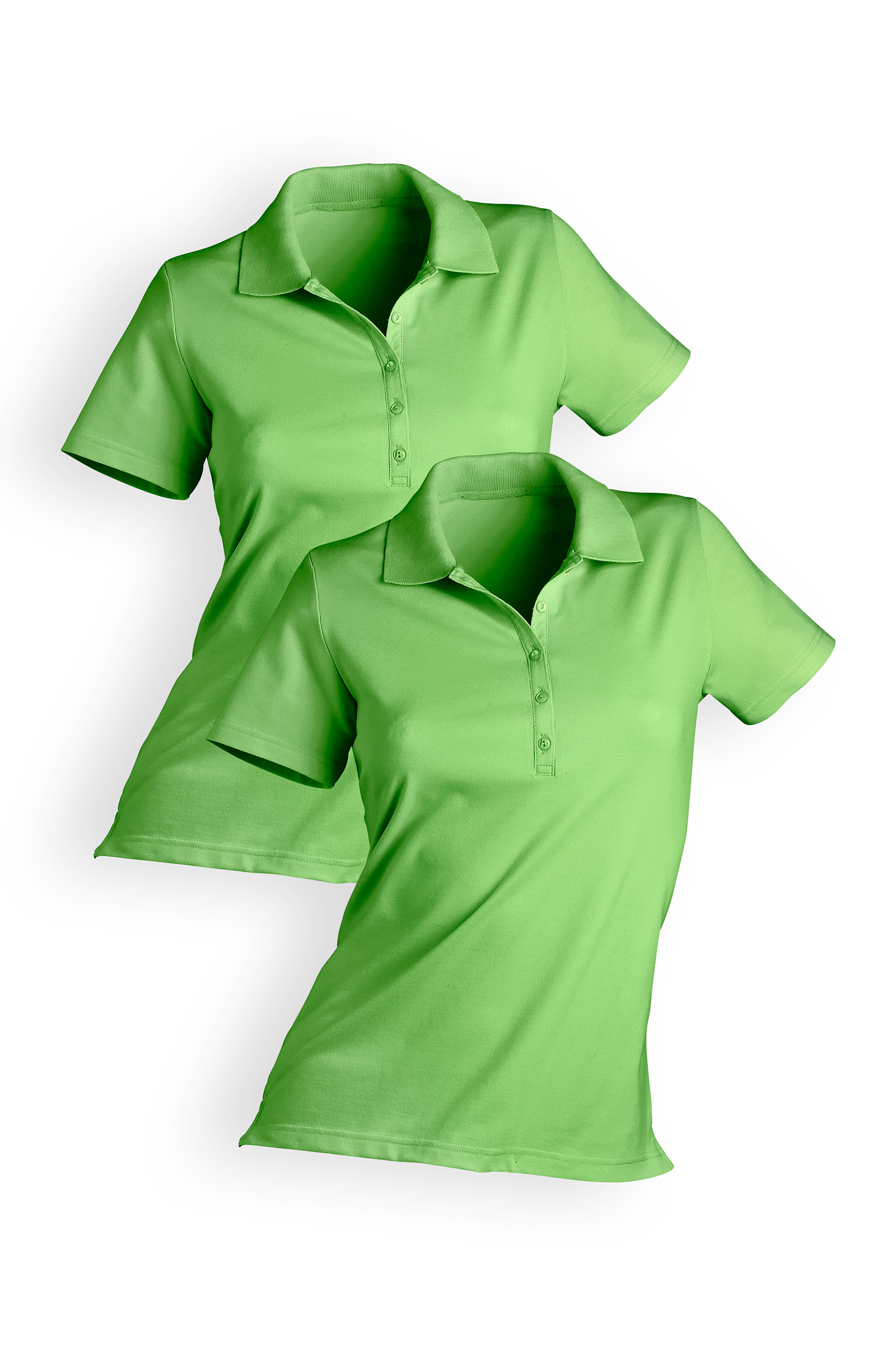 Naisten poolopaita, 2kpl/pkt, omenanvihreä - Image 4