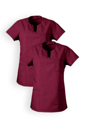 Tuplapakkaus, naisten työtakit, bordoo punainen