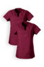 Tuplapakkaus, naisten työtakit, bordoo punainen