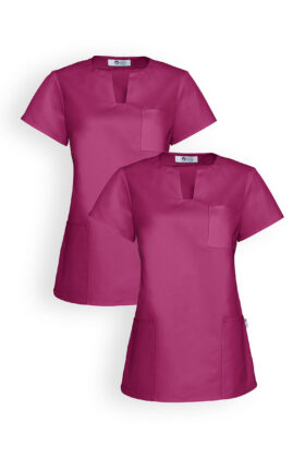 Tuplapakkaus, naisten työtakit, maarjanpunainen