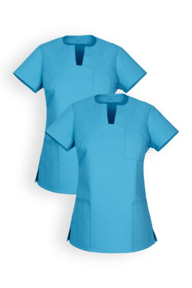 Tuplapakkaus, naisten työtakit, turkoosi