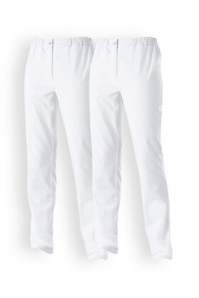 Nasiten työhousut, 2kpl/pkt, valkoinen