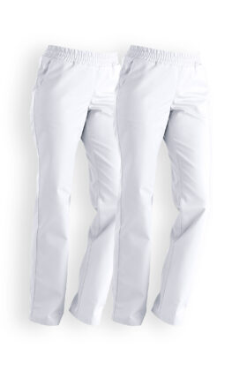 Nasiten työhousut, 2kpl/pkt, valkoinen