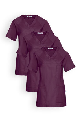 3kpl/paketti, naisten työtakit, luumu