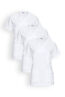 3kpl/paketti, naisten työtakit, valkoinen