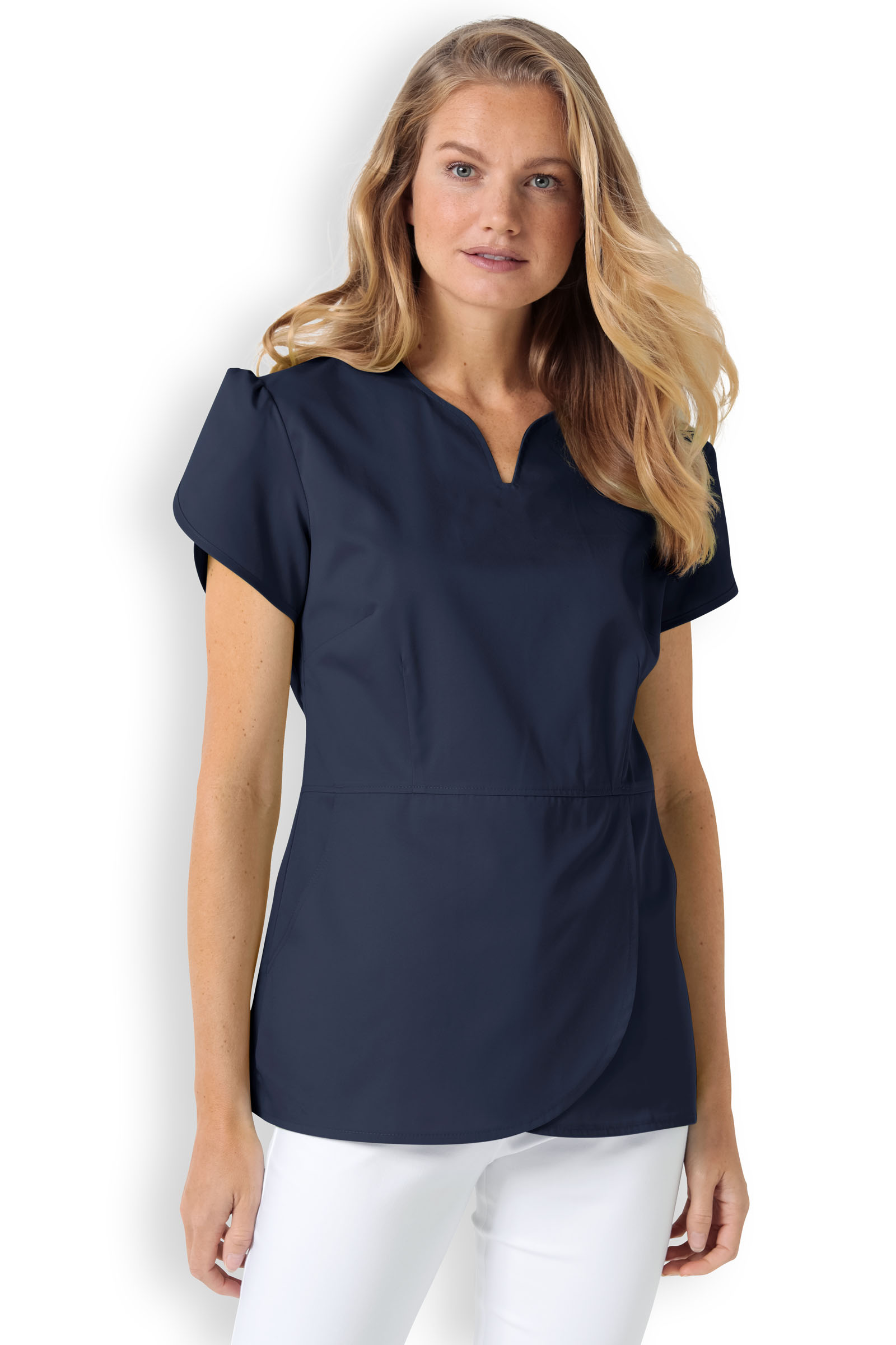 Naisten työtakki, tummansininen