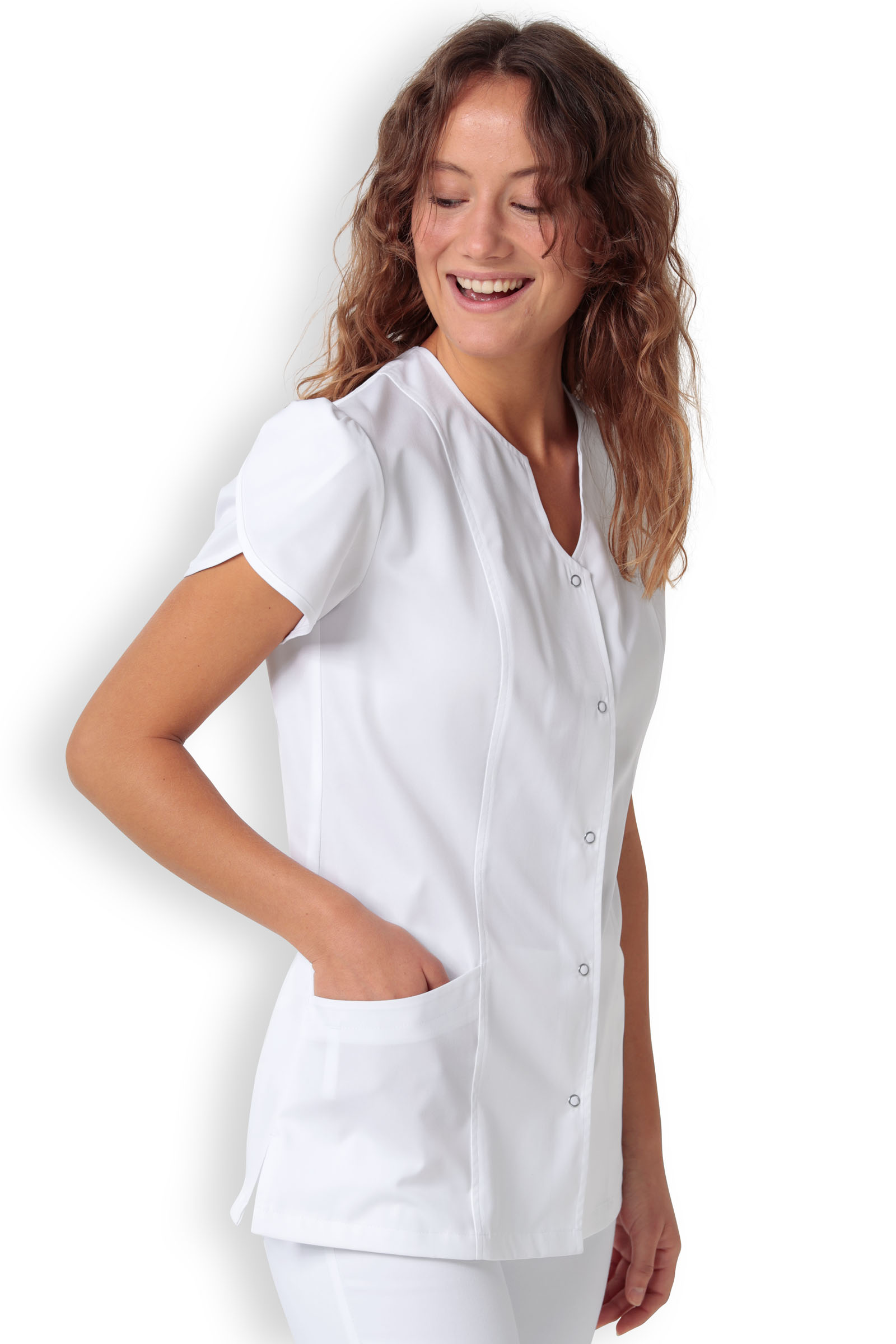 Naisten työtakki, valkoinen - Image 11