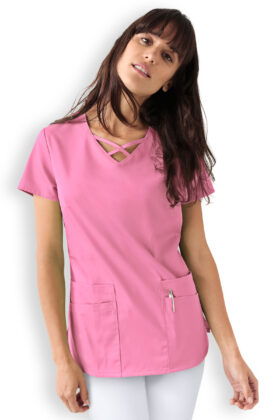 Naisten työtakki, vaaleanpunainen