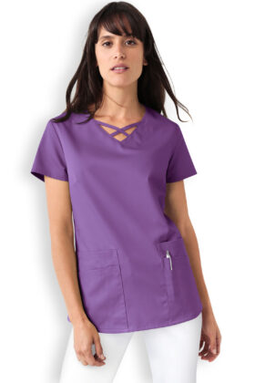 Naisten työtakki, tummaliila