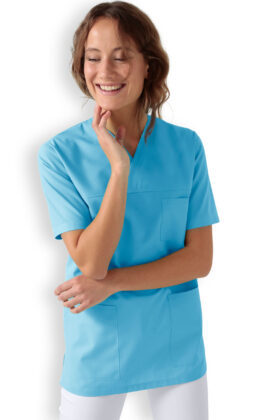 Työtakki, turkoosi, unisex