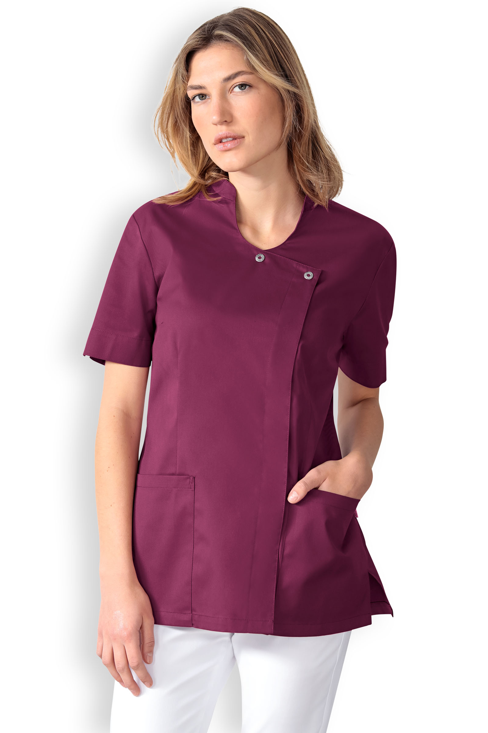 Naisten työtakki, marjanpunainen - Image 11