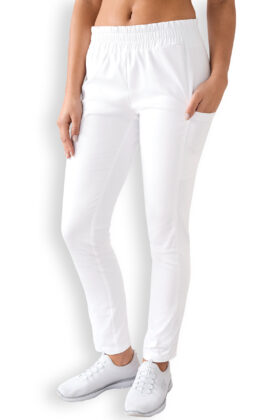 Naisten leggingsit, valkoiset