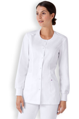Naisten työtakki, valkoinen