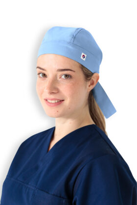 Bandana hattu, säädettävä, taivaansininen