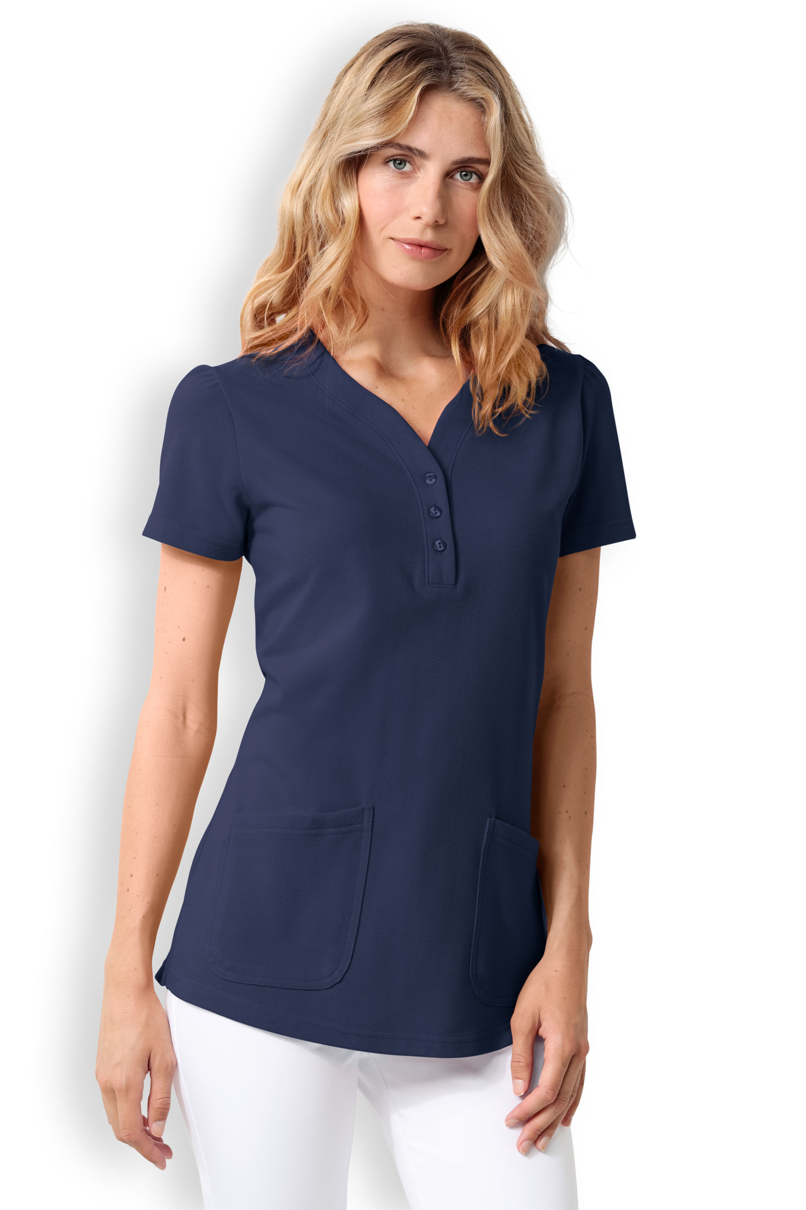 Naisten pitkä paita, tummansininen