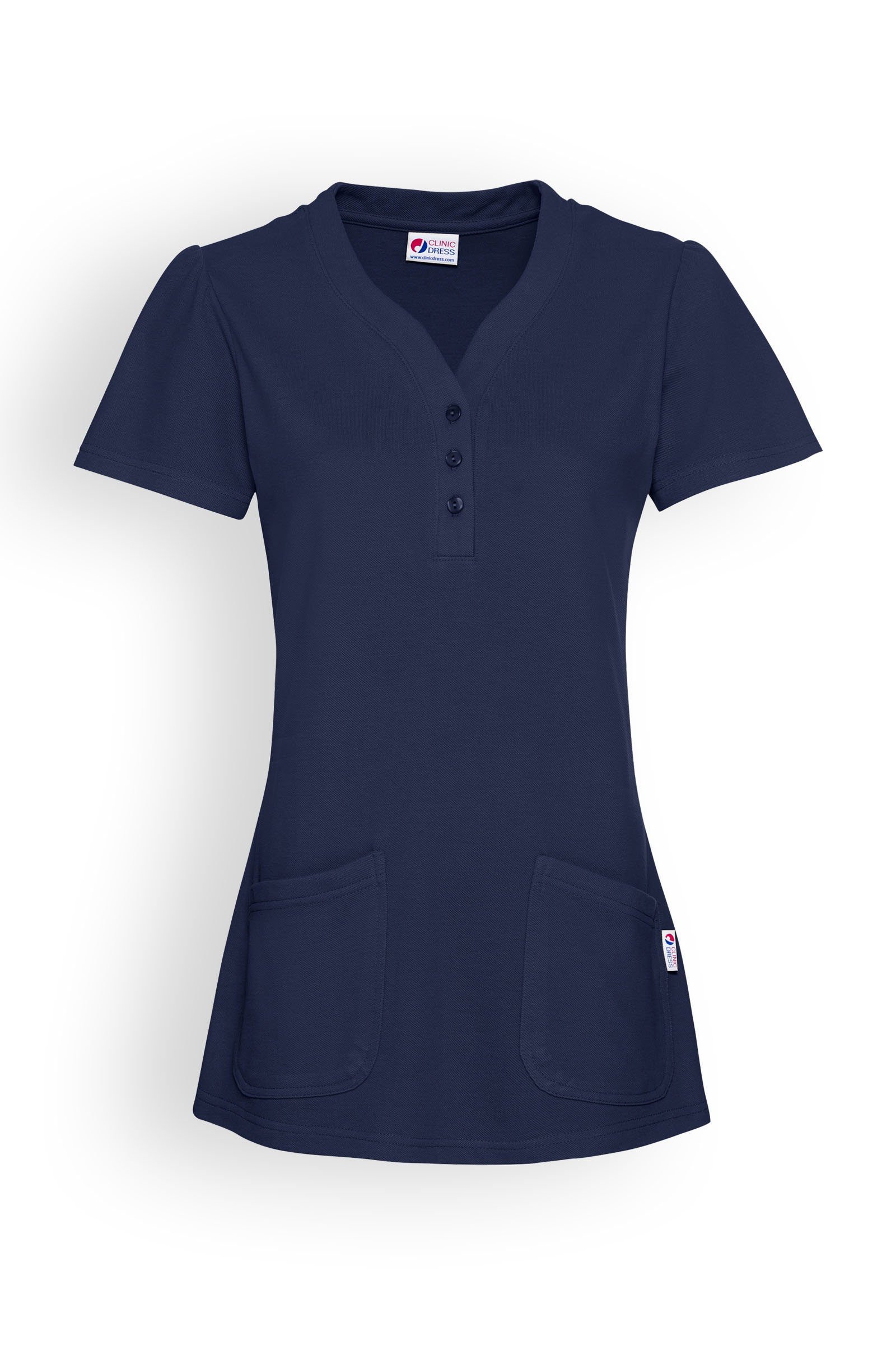 Naisten pitkä paita, tummansininen - Image 2