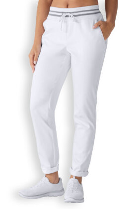 Naisten työhousut, valkoiset