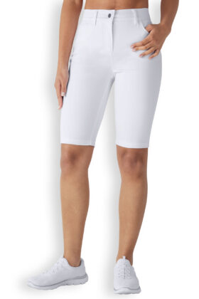 Naisten bermuda housut, valkoiset