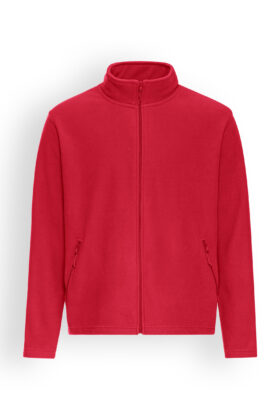 Unisex fleecetakki, punainen