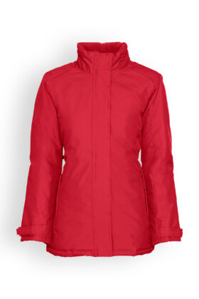 Naisten talvitakki, punainen