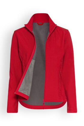 Naisten softshell takki, punainen