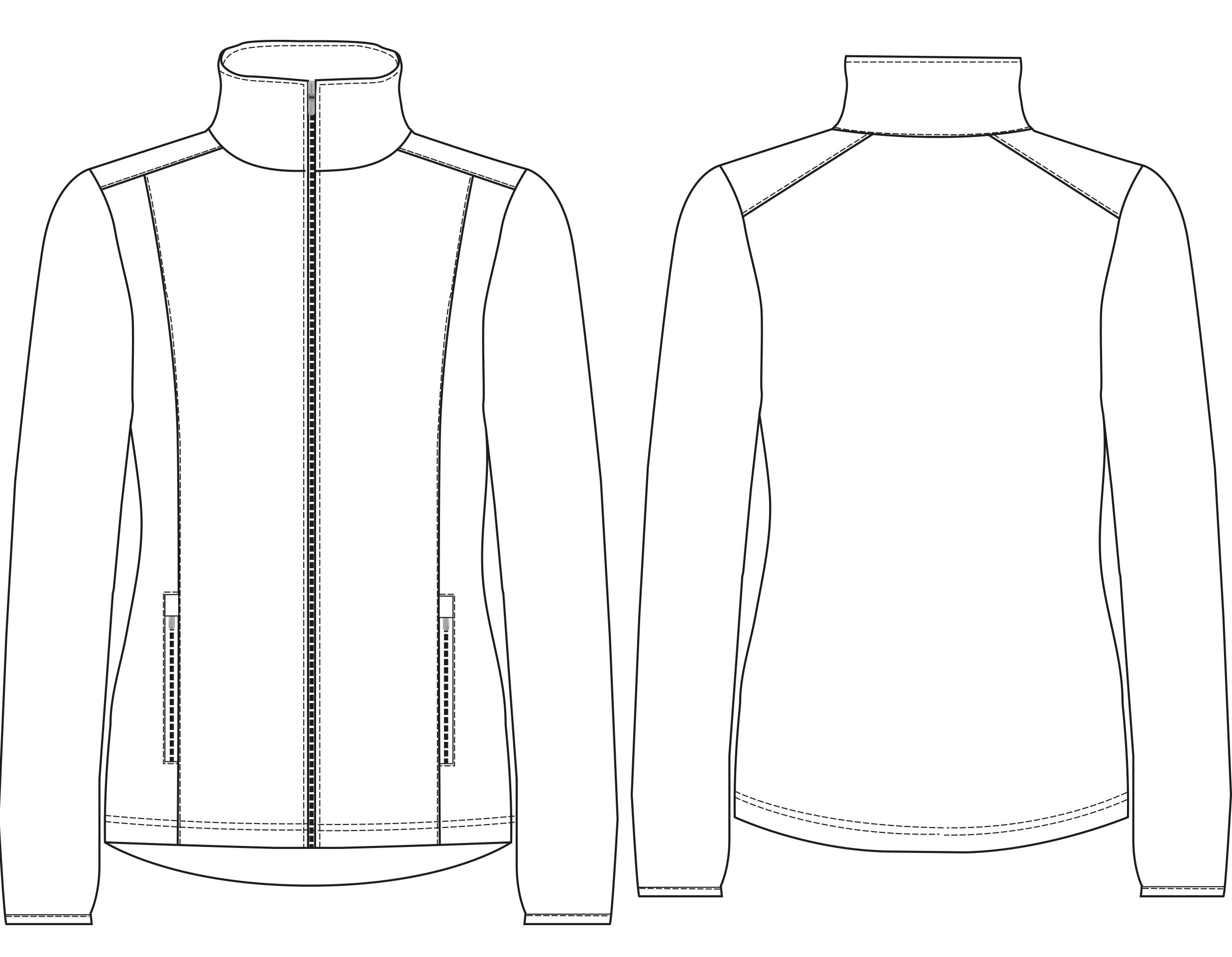 Naisten fleecetakki, valkoinen - Image 21