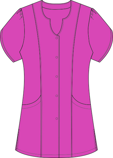 Naisten työtakki, vanharoosa - Image 16