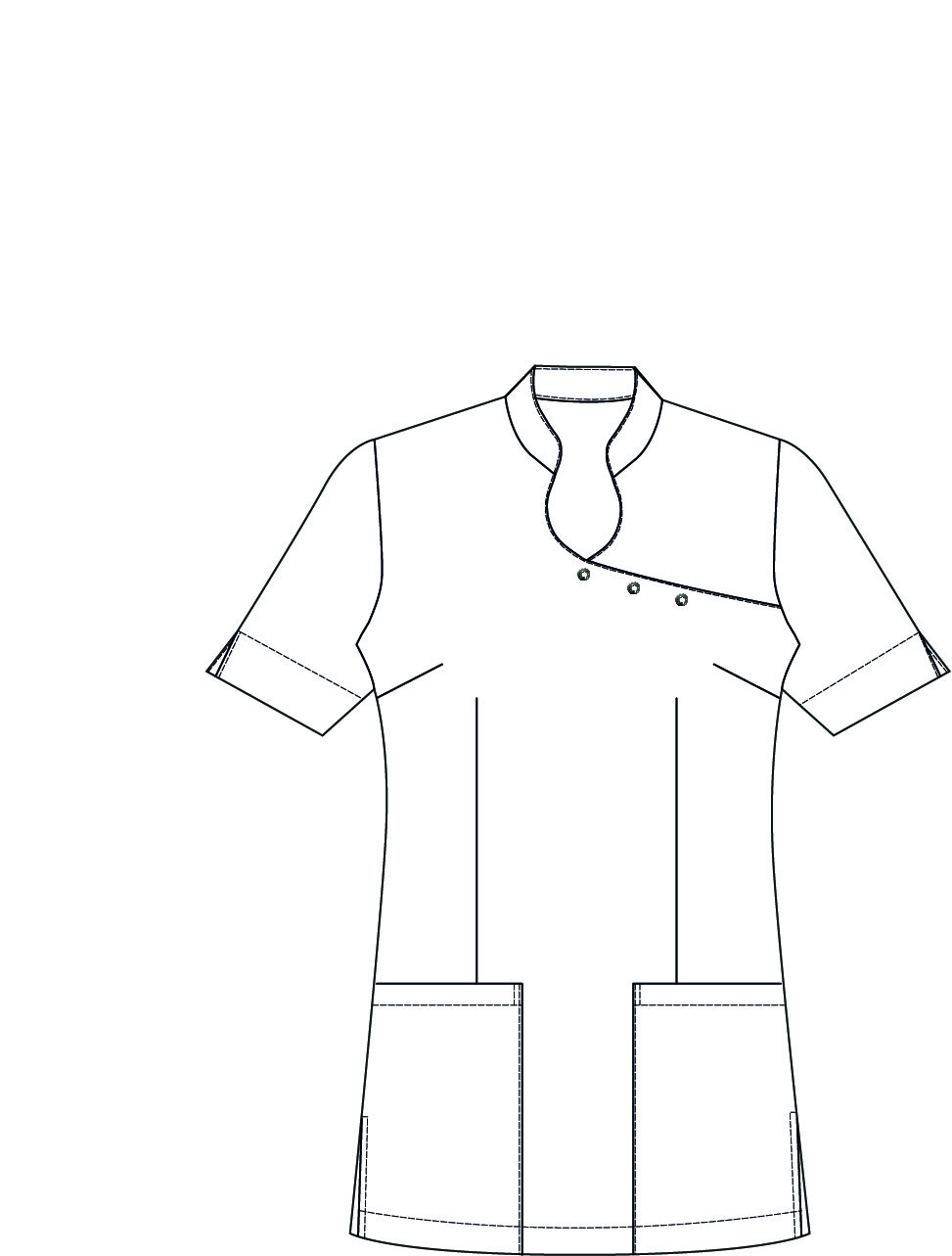 Naisten työtakki, valkoinen - Image 26