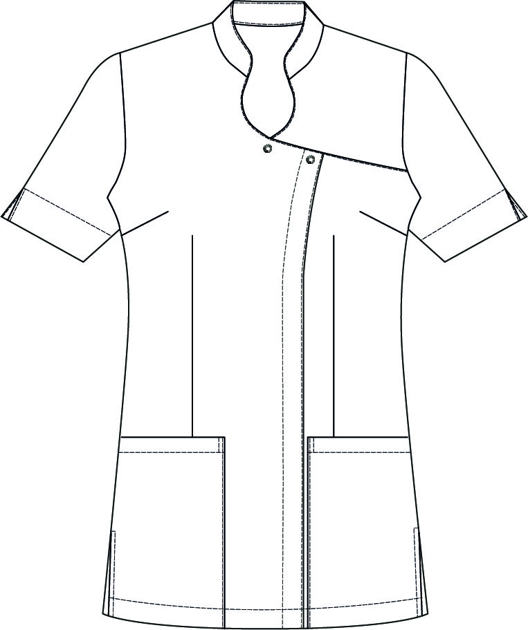 Naisten työtakki, valkoinen - Image 19