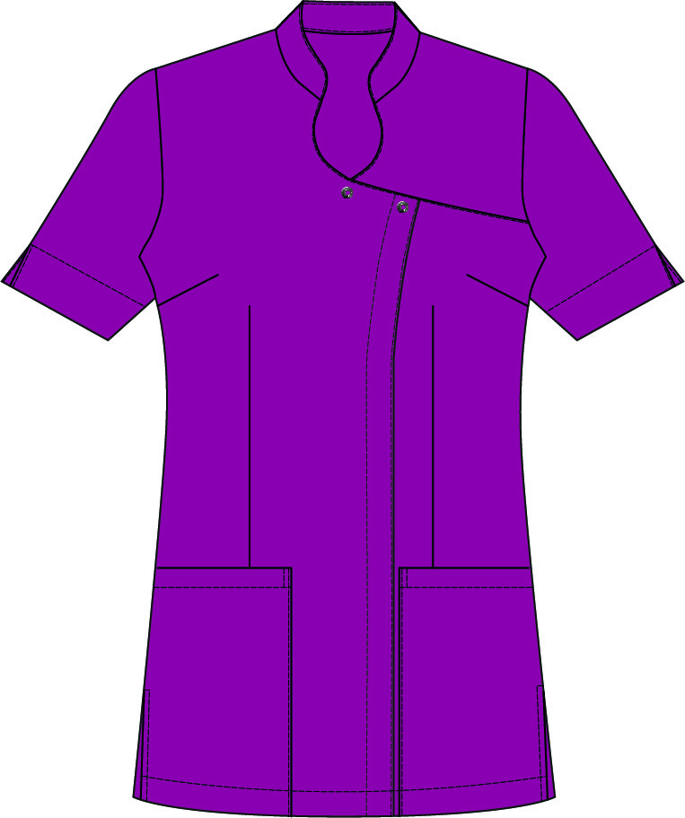 Naisten työtakki, marjanpunainen - Image 7